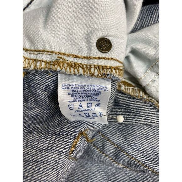 Lands' End Jeans Mens 37 Straight Relax Fit Blue‎ Denim Dad Western Pants 37x27 - Picture 7 of 8